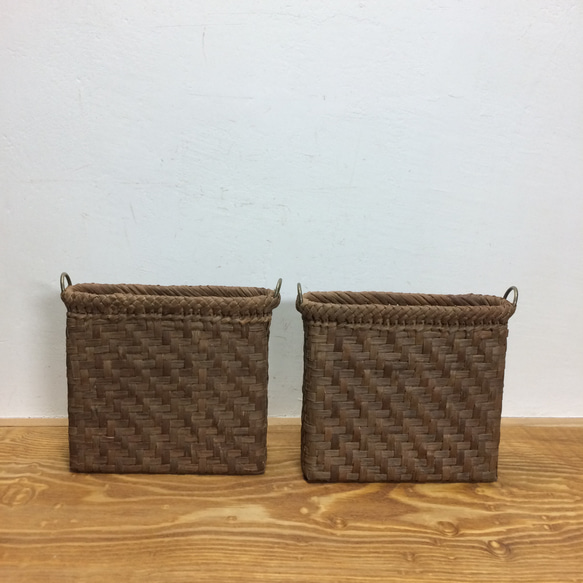 N様ご注文のお品 山葡萄ショルダーバッグ 0-7 2点 かごバッグ wildvine 