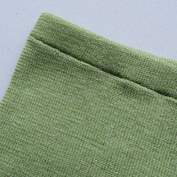 亞麻羊毛針織肚帶長褲 綠色 第2張的照片