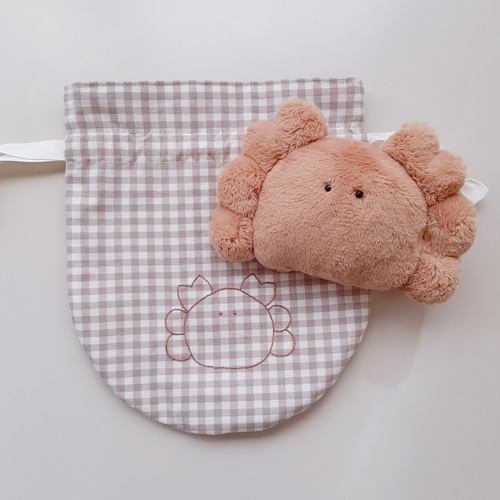 ムムフムmmfum BIGぬいぐるみ カニのパン - メルカリ