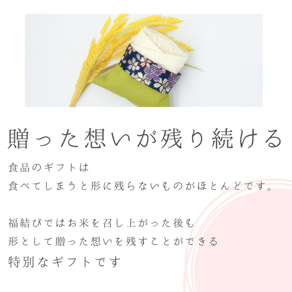 ギフト お米 結婚内祝い 出産内祝い 2合2袋入り 令和5年度兵庫県産コシヒカリ100% メッセージカードOK 送料無料 3枚目の画像