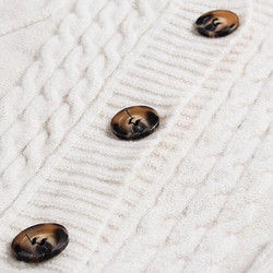 ❣️手編み アンズイロ　ミディアムニットカーディガン　厚手のセーターのコート 9枚目の画像
