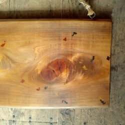 【木製看板製作】 檜 24cm×37cm 厚み1,7cm / 一枚板看板 7枚目の画像