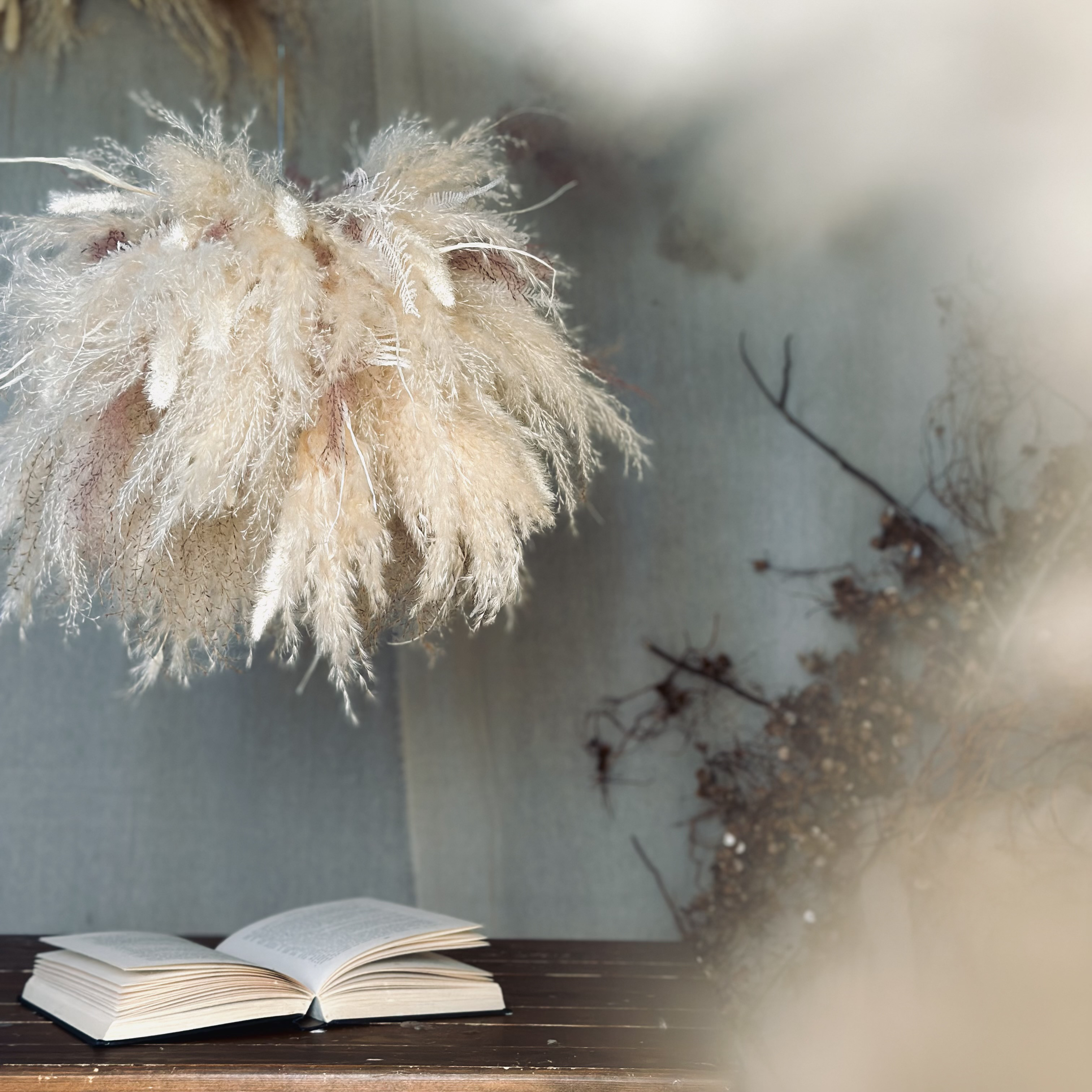 【ドライフラワー吊り下げ】フォトスタジオ・撮影スペースに