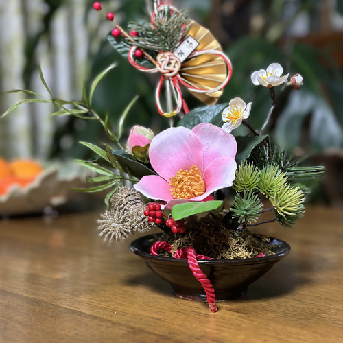 ハンドメイド❣️お正月飾り❣️フラワーアレンジ❣️