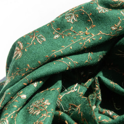 カシミア カシミア/カシミア スカーフ/ピュア ウール スカーフ ショール/リング ベルベット ショール 刺繍入り フラワー メ 7枚目の画像