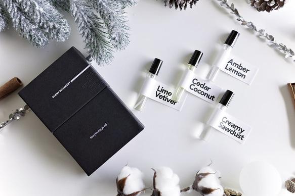【聖誕香氛禮盒】雪白泡泡版丨四種香味丨木質奶香椰子檸檬丨聖誕交換禮物 第3張的照片