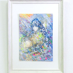 ○駆けてくるPower 絵画原画 駆けてくるPower 絵画原画 Yahoo!オークション - 新藤淑子【宇宙