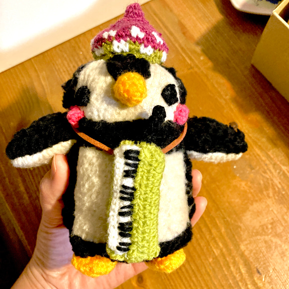 Rさま専用☆鍵盤ハーモニカのペンギンのぬいぐるみ 10枚目の画像