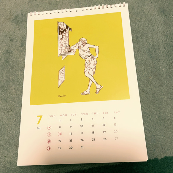 【ラスト1部】300円OFF・2024年壁掛けカレンダーA4サイズ 11枚目の画像
