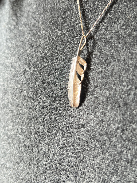 大人気‼️Silver925 buff フェザーネックレストップ 大人気‼️Silver925 buff フェザーネックレストップ 大人気