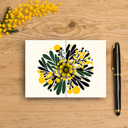 mimosa　ミモザ　ポストカード２枚セット 1枚目の画像