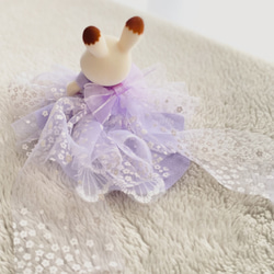 小花柄アイボリードレス 女の子サイズ シルバニア ハンドメイド シルバニアファミリー＊ドレス＊女の子サイズ その他人形 merril