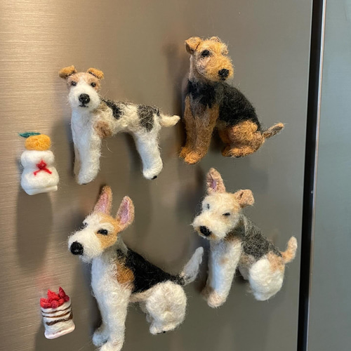 マグネット犬 ワイヤーフォックステリア B マグネット sumimugi 通販