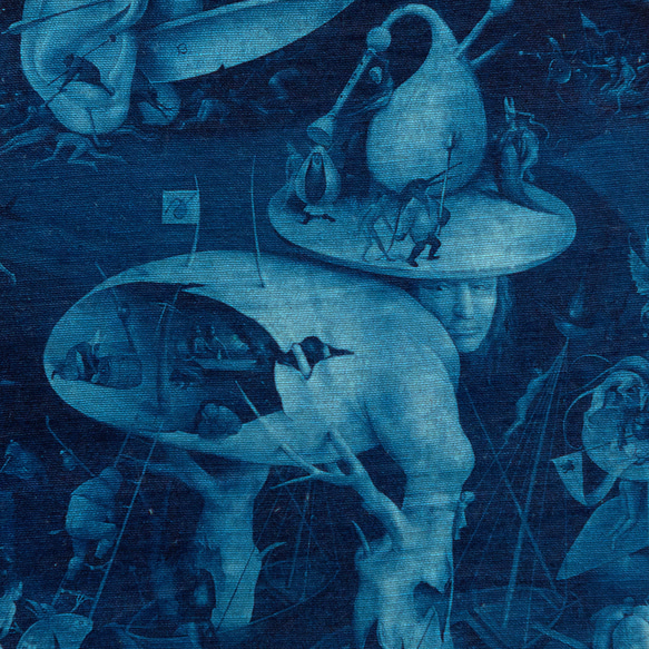 サイアノタイプ《快楽の園》ヒエロニムス・ボス「樹木男（居酒屋）」Cyanotype 3枚目の画像