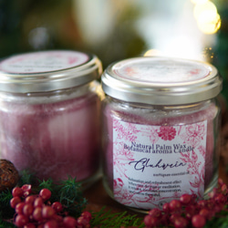 植物達の色と香り✴︎天然パームアロマキャンドル✴︎スパイシー