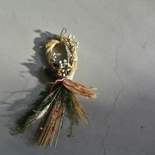 2024 しめ縄飾り-musubi-】お正月飾り お正月 縁起物 玄関飾り 謹賀