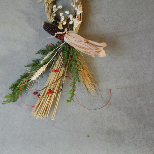 2024 しめ縄飾り-musubi-】お正月飾り お正月 縁起物 玄関飾り 謹賀