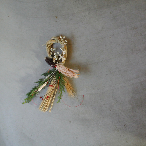 2024 しめ縄飾り-musubi-】お正月飾り お正月 縁起物 玄関飾り 謹賀