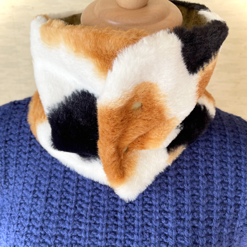 ネックウォーマー/猫柄ホック ネックウォーマー GRANMAMA 通販