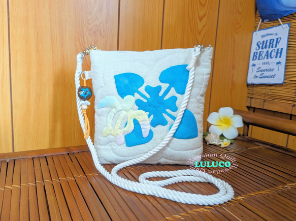 購入者が決まりました！ハンドメイド ハワイアンキルトバッグ