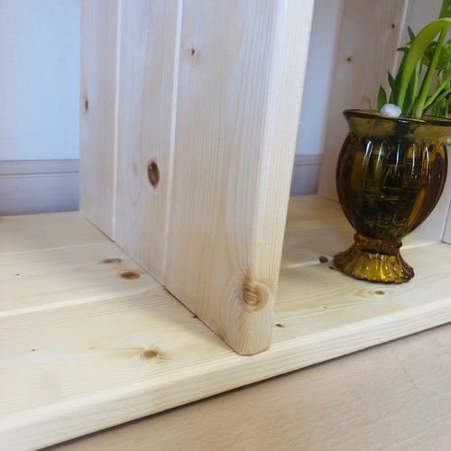 木の温かみがある絵本棚　無垢材　本棚　ブックシェルフ 木の温かみがある絵本棚 無垢材 ブックシェルフ - あっきーお工房