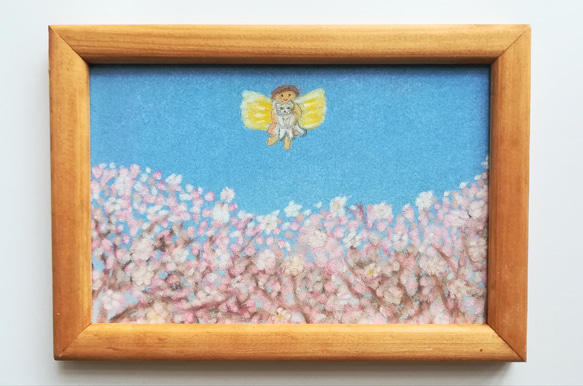 手づくりオリジナル絵画作品 ☆さくらさんオーダー品☆ オリジナル絵手紙4点セット No.31