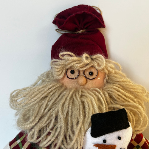 カントリードール サンタクロースと雪だるま その他人形 KayanoToge M