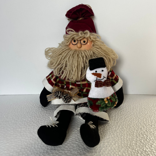 カントリードール サンタクロースと雪だるま その他人形 KayanoToge M