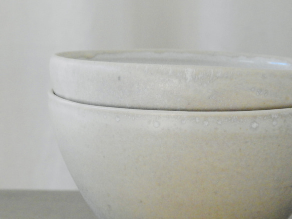 《Creema陶器市2024》お茶碗　乳白色 10枚目の画像