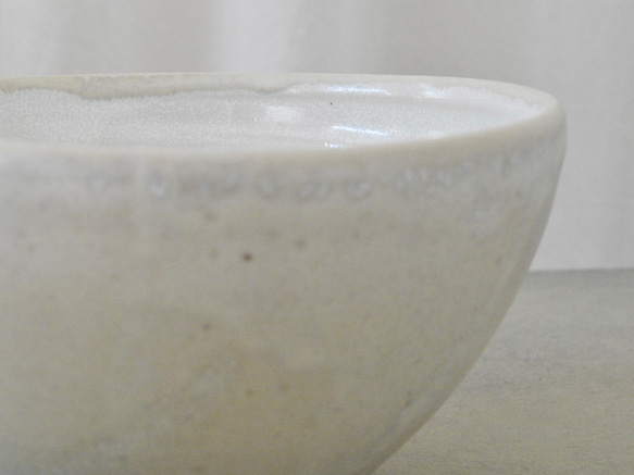 《Creema陶器市2024》お茶碗　乳白色 9枚目の画像