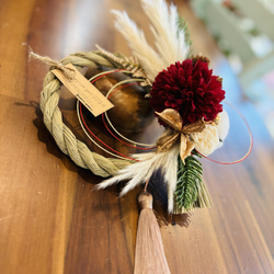 キラキラ松ぼっくりリース ショコラカラー リース green room 通販