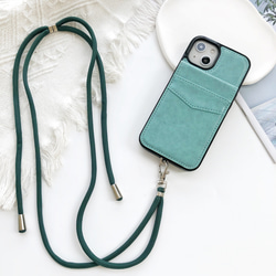 miumiu iPhoneケース グリーン スマホショルダー iPhone15 miumiu iPhoneケース グリーン スマホショルダー iPhone15