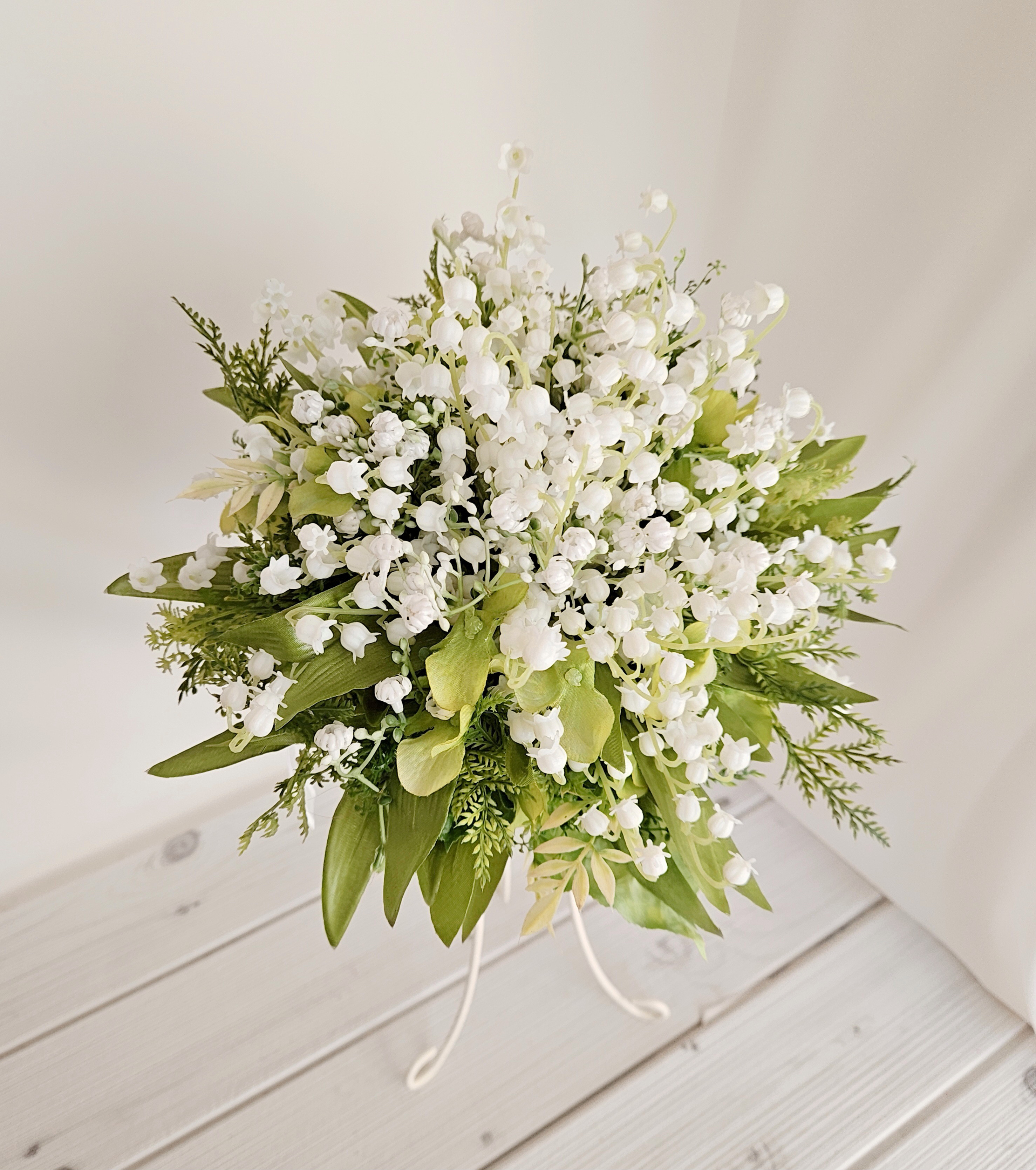 ウェディングブーケ（ブートニア付き）B-157 ブーケ himejyon 通販