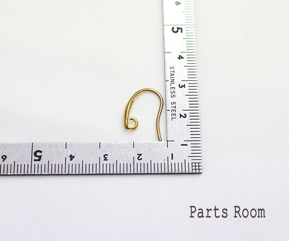 [2 件] 鉤形耳環零件，附環 [銀/鎳] -mt-4219 第5張的照片