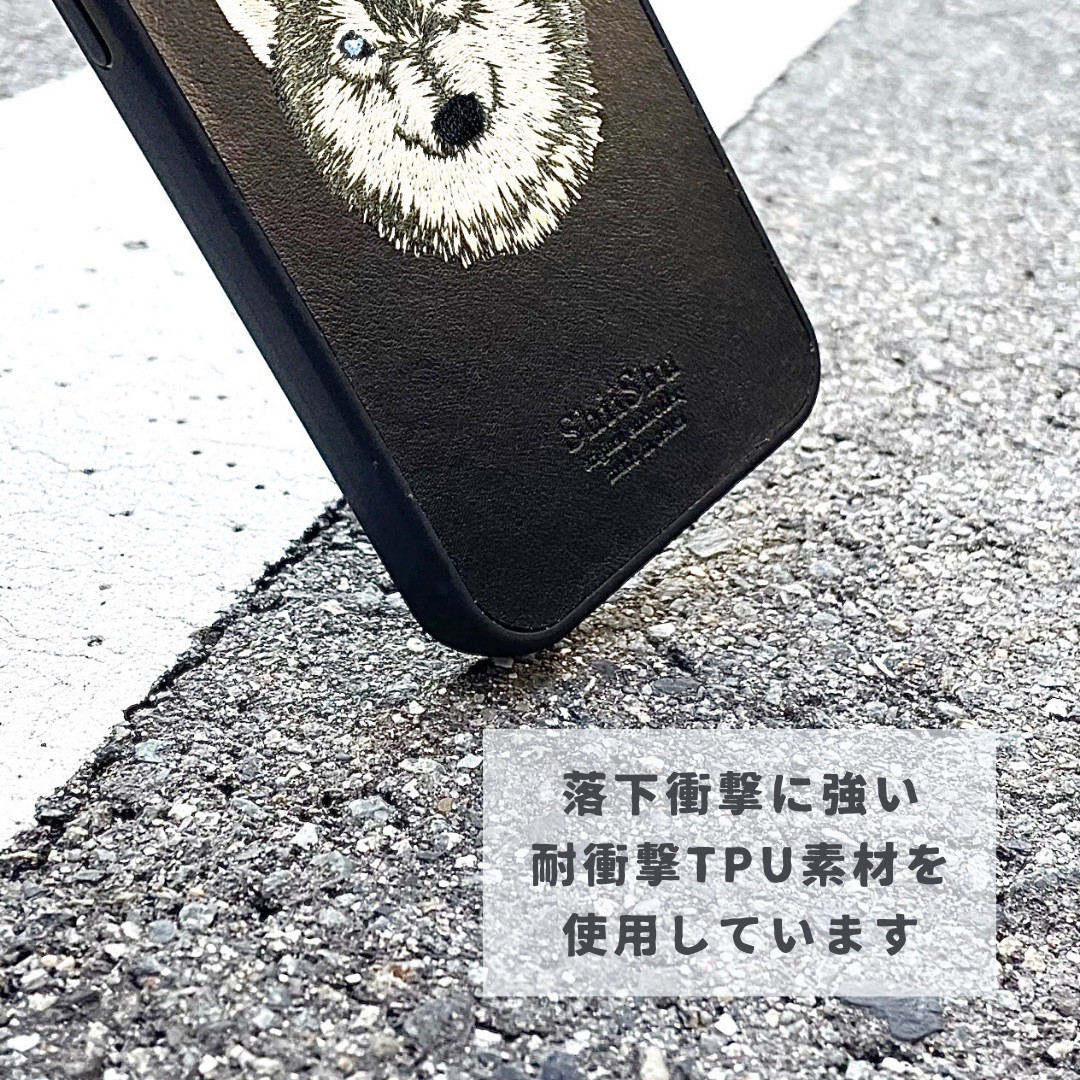 【刺繍スマホケース】薔薇