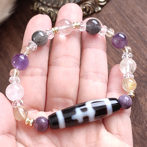 ヒーリングストーン チャロアイト ブレスレット（10mm珠）鑑別書付き