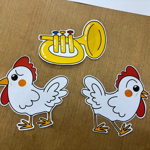 完成品】パネルシアター「ブレーメンの音楽隊」｜知育・劇あそび