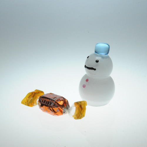 ゆきだるまくん」53 その他置物 マキノグラススタジオonlineショップ