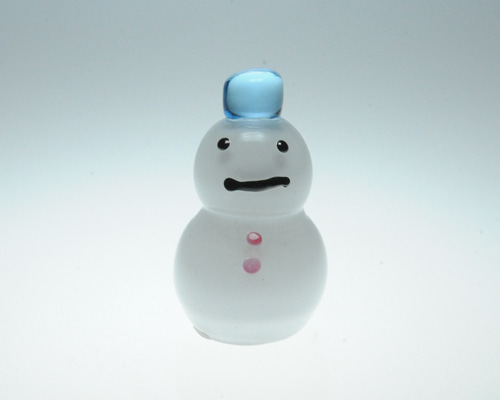ゆきだるま ゆきだるまくん」53 その他置物 マキノグラススタジオonlineショップ