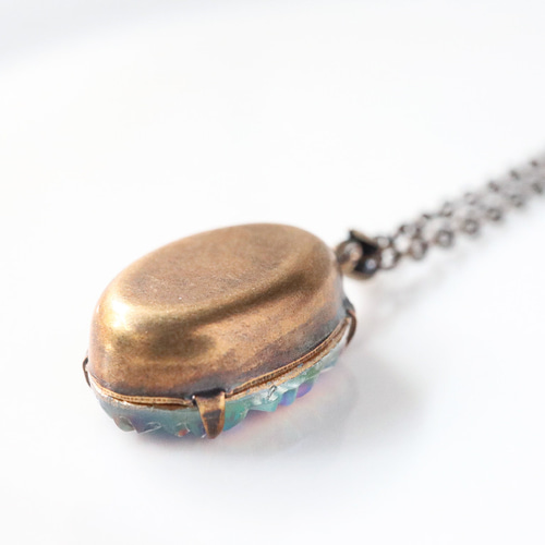 旧西ドイツ/ガラス】 数量限定 【貴重】 虹 フラワーのヴィンテージ