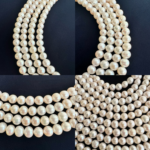 高品質 淡水パール ロングネックレス 80cm 90cm 100cm 長さ