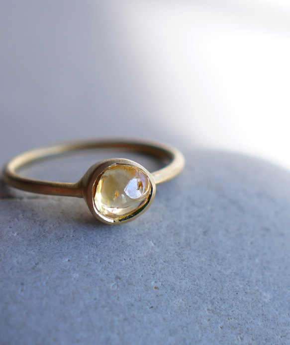 イエローサファイア リング マット 11号 指輪・リング paap 通販