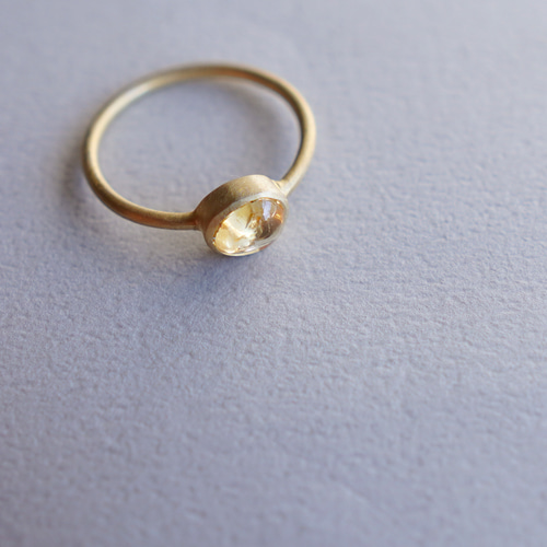 イエローサファイア リング マット 11号 指輪・リング paap 通販