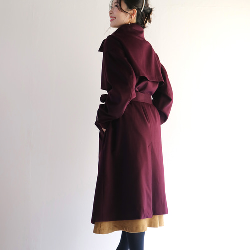 CLASSY.1月号掲載】WoolRever ロングコート / ICB