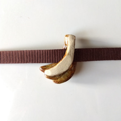 帯締め―バナナ(黄瀬戸釉) 2枚目の画像