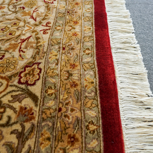 パキスタン手織り絨毯 size:257×252cm ウール ペルシャ絨毯 パキスタン手織り絨毯 size:257×252cm ウール ペルシャ絨毯