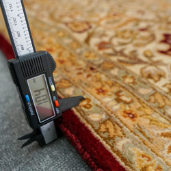 パキスタン手織り絨毯 size:257×252cm ウール  ペルシャ絨毯 ダブルノッ 11枚目の画像