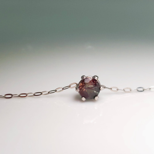 モンゴル産 宝石質 カラーチェンジアンデシン Pt950ペンタントトップ