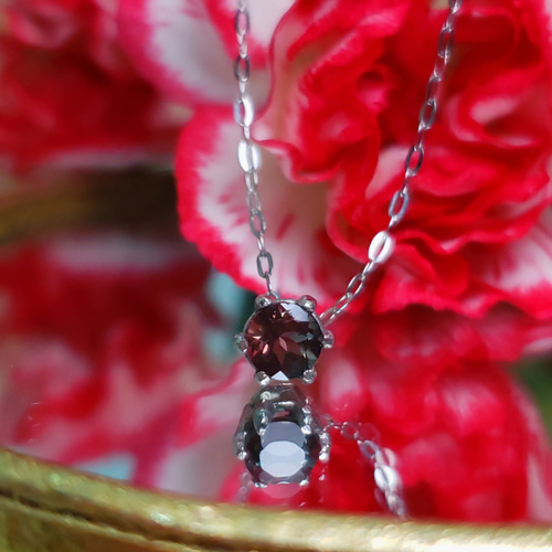 モンゴル産 宝石質 カラーチェンジアンデシン Pt950ペンタントトップ