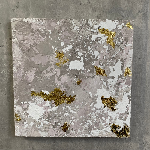 漆喰 (金箔) テクスチャーアート ウォールステッカー・ウォールデコ